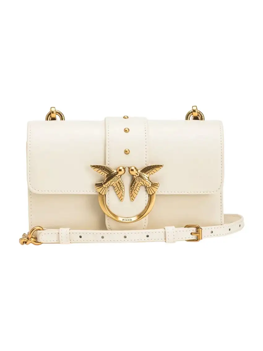 Pinko Women's Shoulder Bags - Love One Mini CL - Ivory