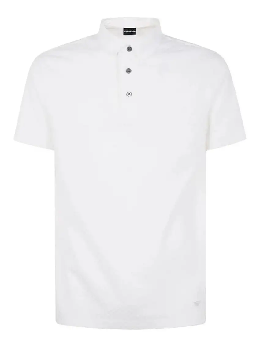 EMPORIO ARMANI Men's Polo Shirt EM001295 AF10762 F0086 White