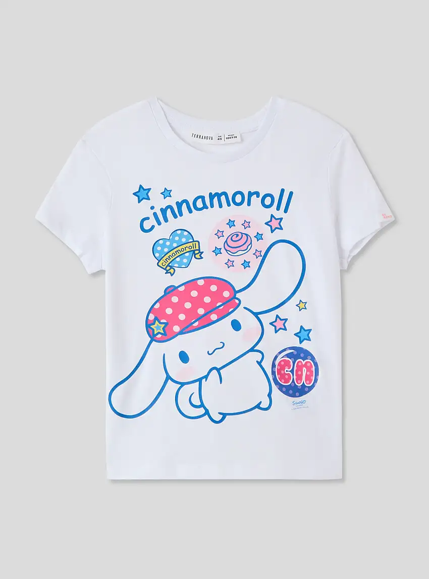 T-shirt stampa Cinnamoroll® Bianco ottico