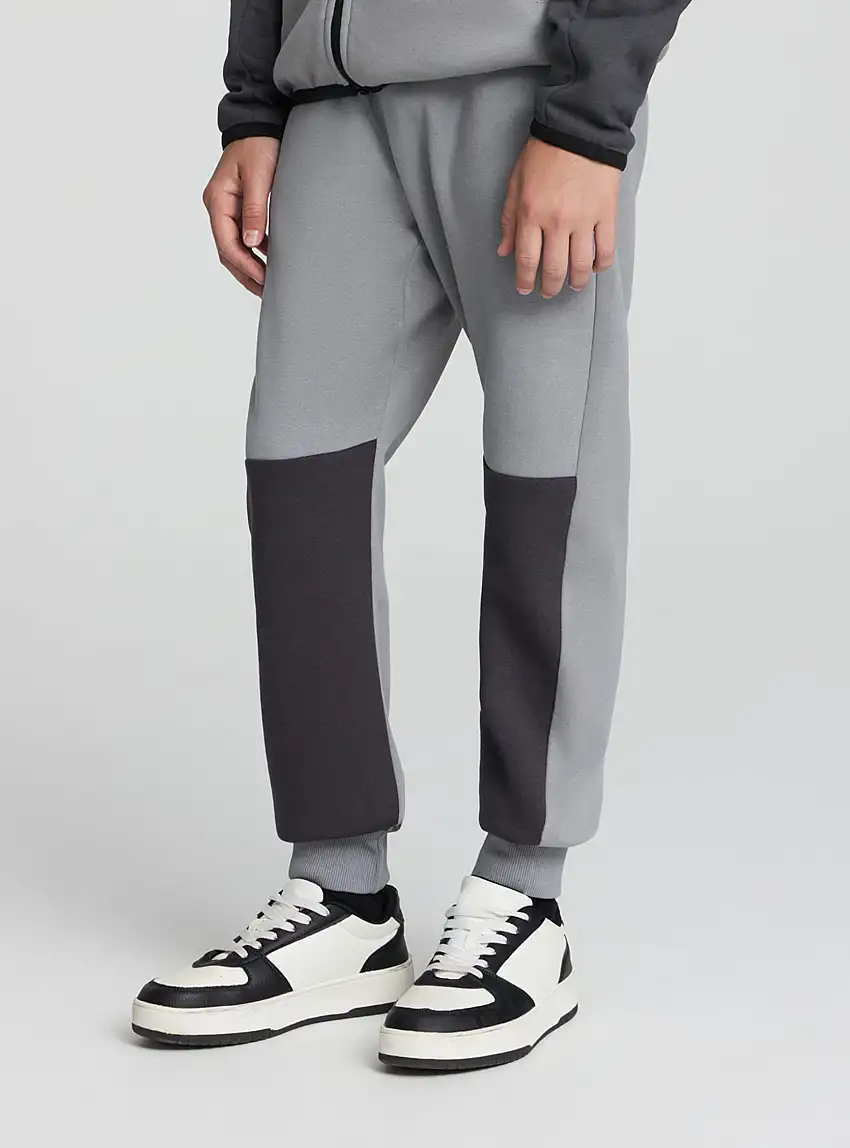 Pantaloni tecnici con coulisse Grigio piombo