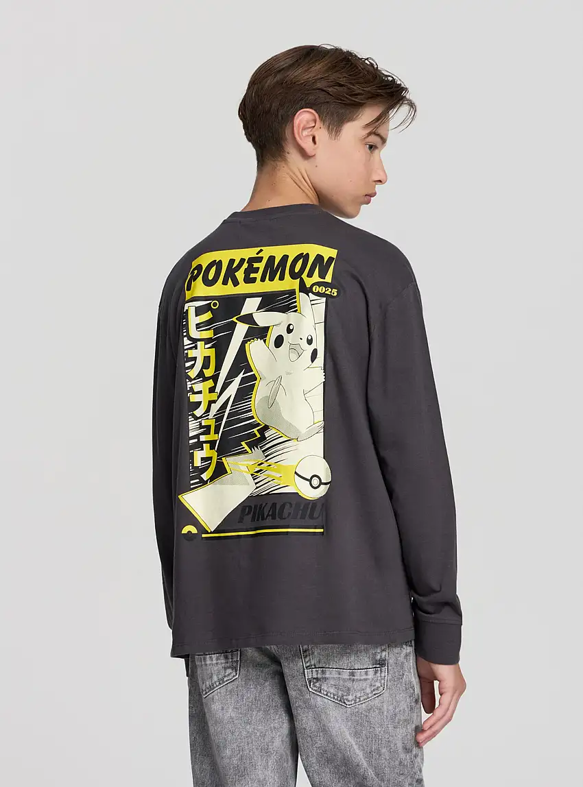 T-shirt con stampa Pokémon® Canna di fucile