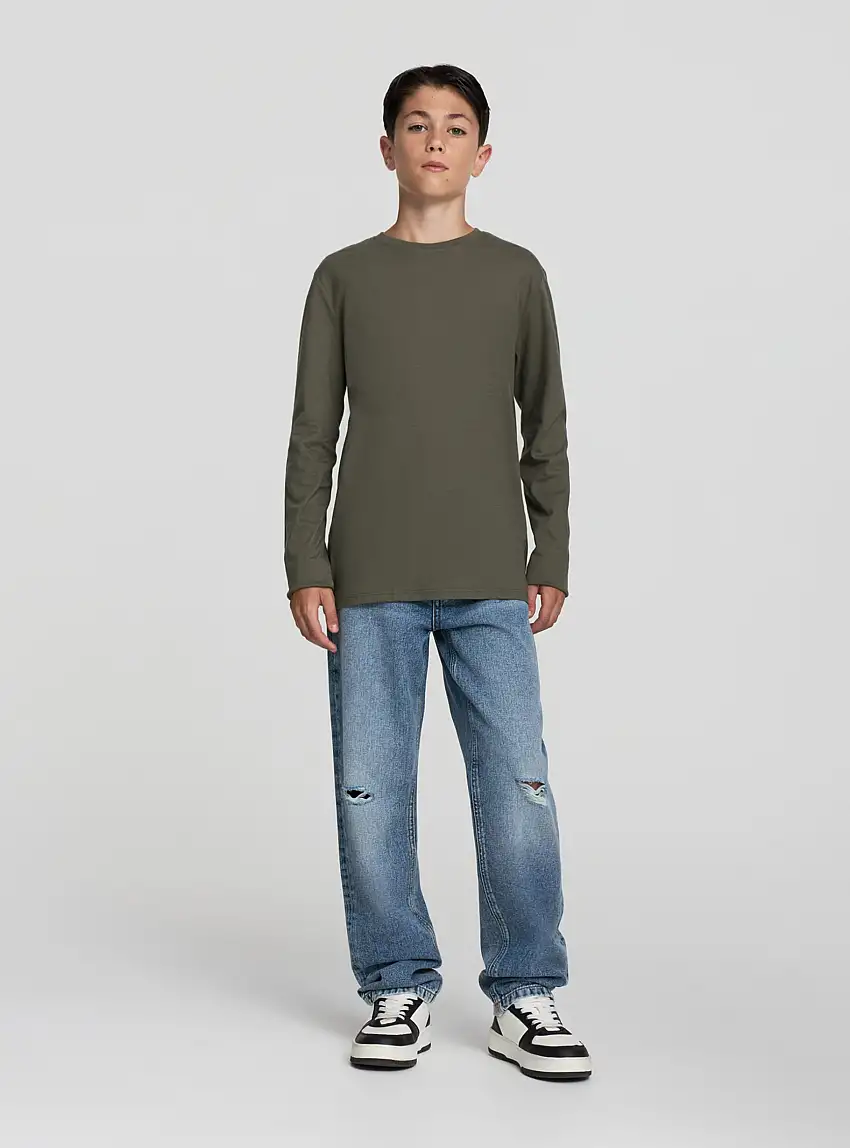 Pack 3 t-shirt tinta unita Salvia