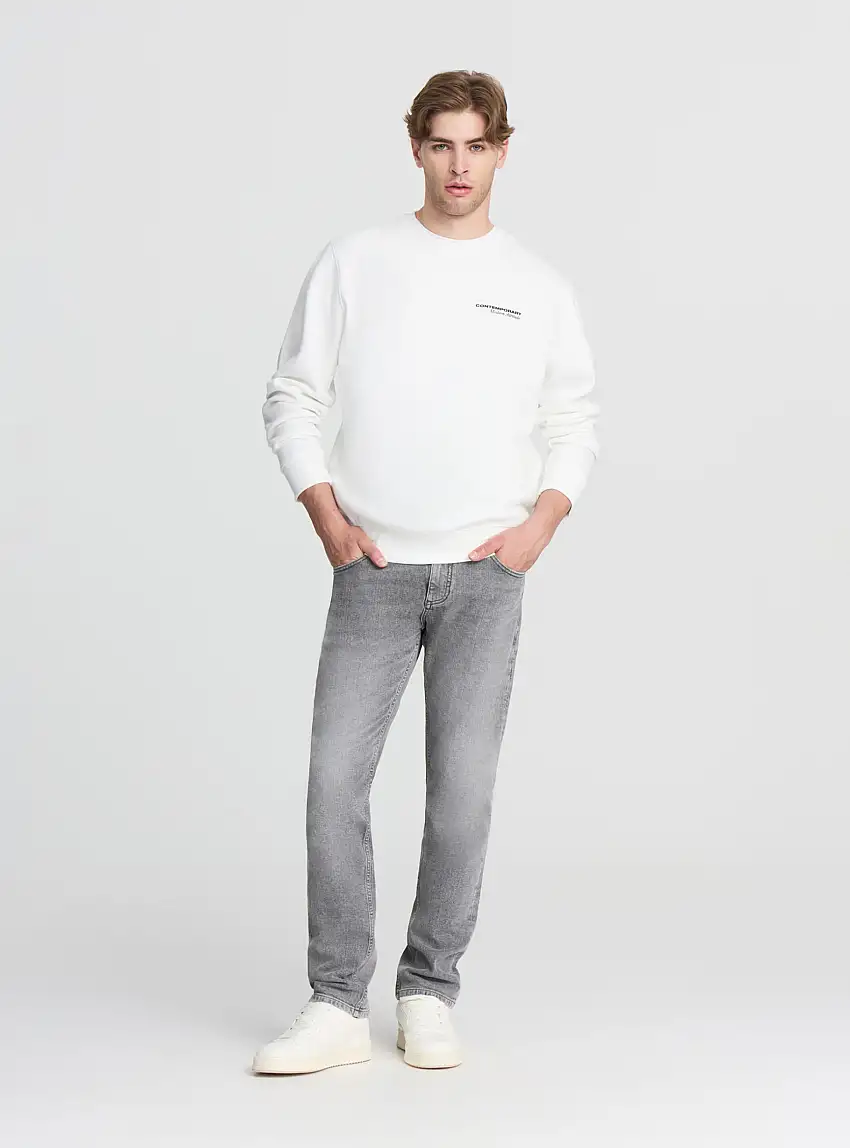 Jeans regular fit Grigio denim