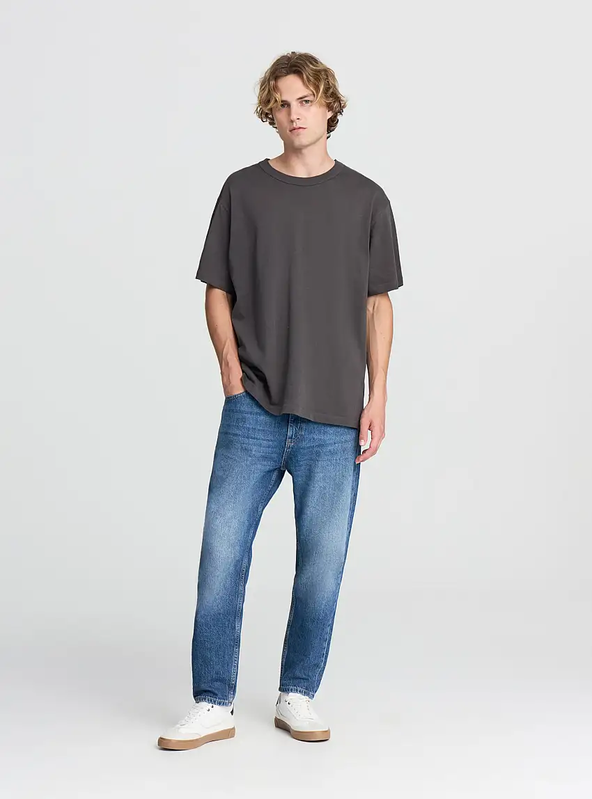 T-shirt heavy weight tinta unita Canna di fucile