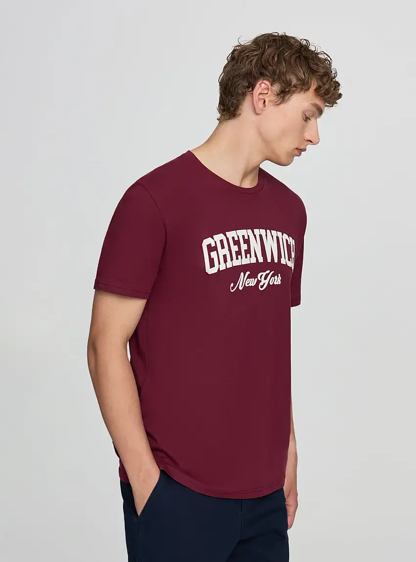 T-shirt stampa college Bordeaux