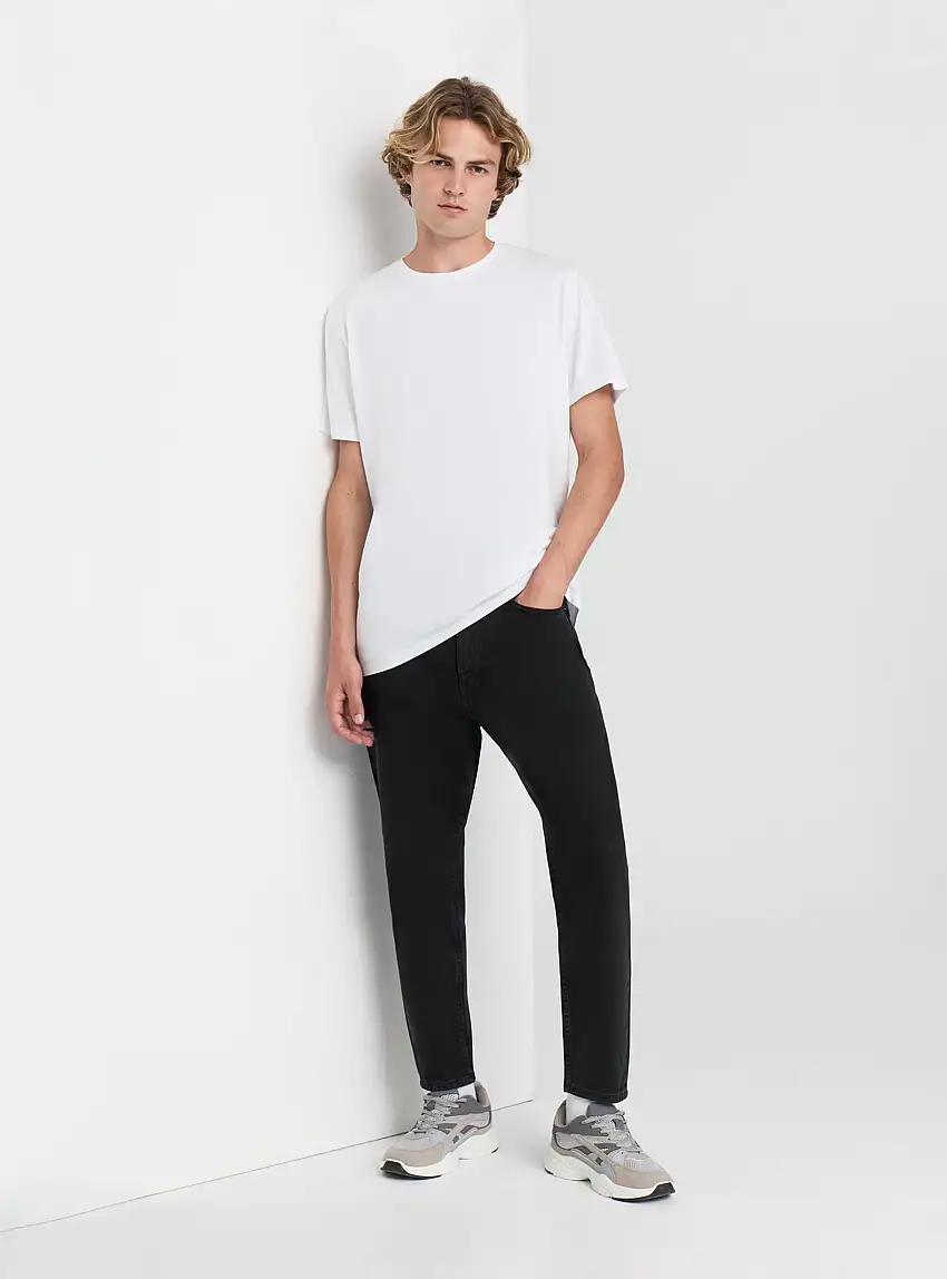 Jeans relaxed fit Nero