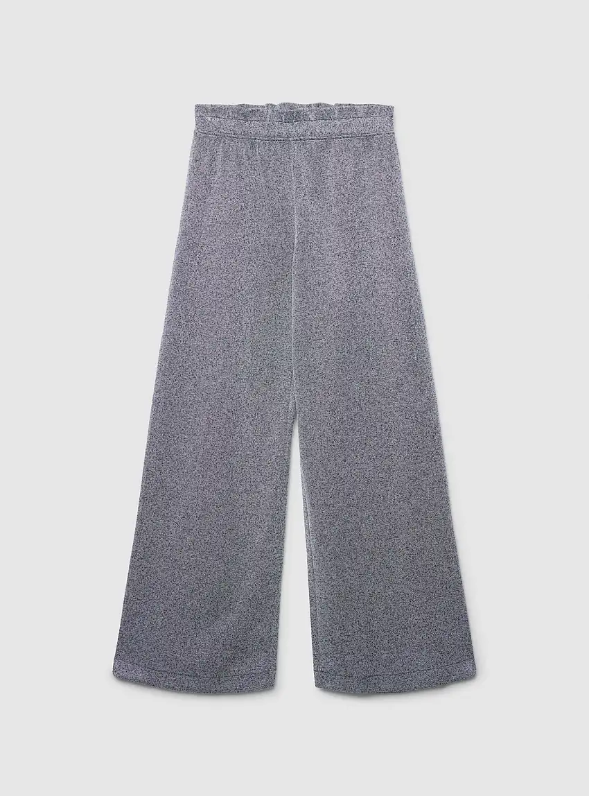 Pantaloni wide leg fantasia Grigio