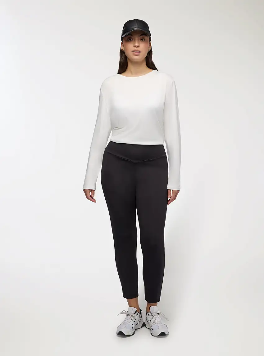 Leggings lungo contenitivo Nero