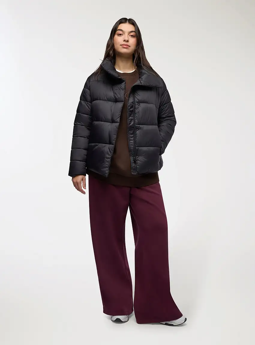 Giubbotto imbottito tinta unita Nero