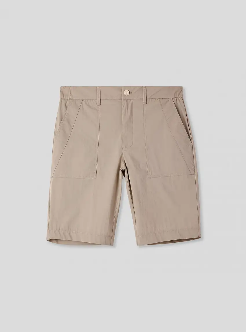 Pantaloncini chino tessuto tecnico Sabbia