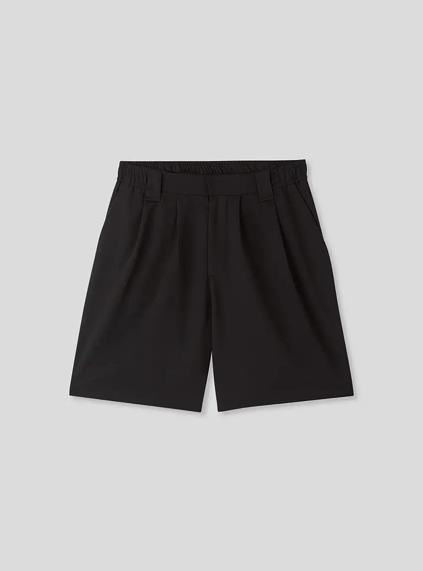 Pantaloncini chino con pinces Nero