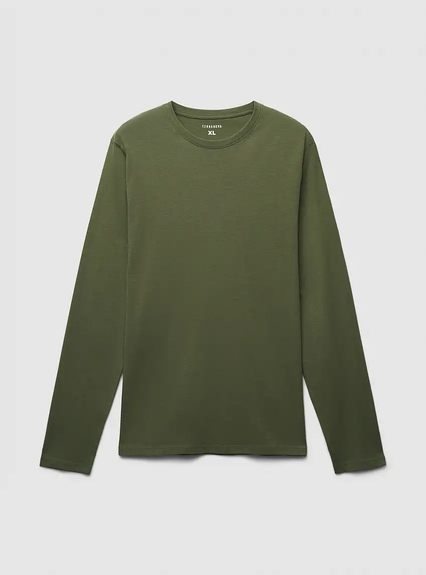 T-shirt basic a tinta unita Salvia