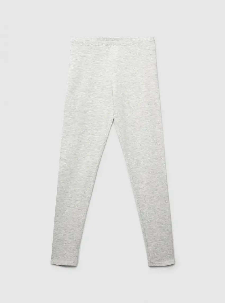 Leggings a tinta unita Grigio chiaro melange