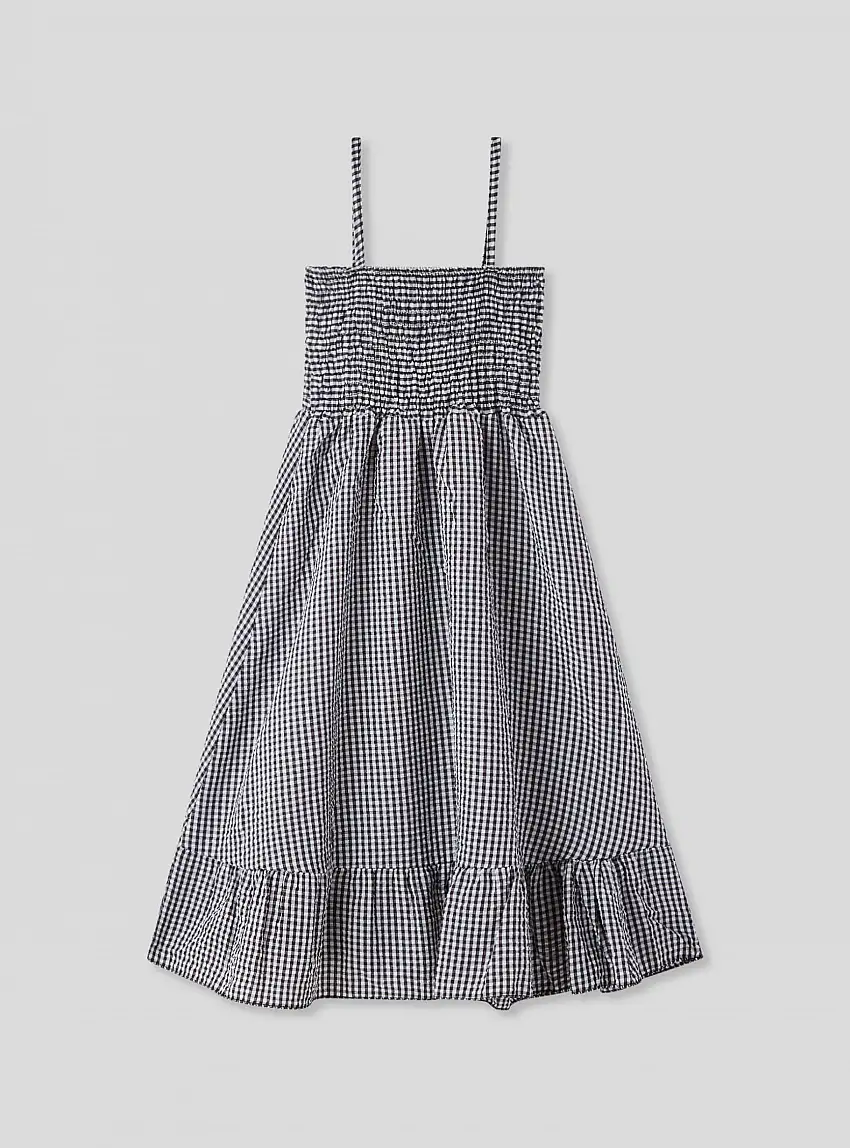 Vestito fantasia a quadri Var nero