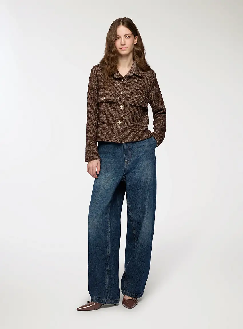 Giacca con tasche Var moro