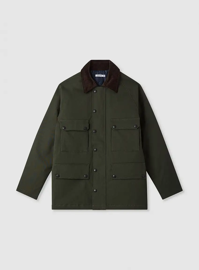 Capospalla Spolverino Tinta Unita Salvia