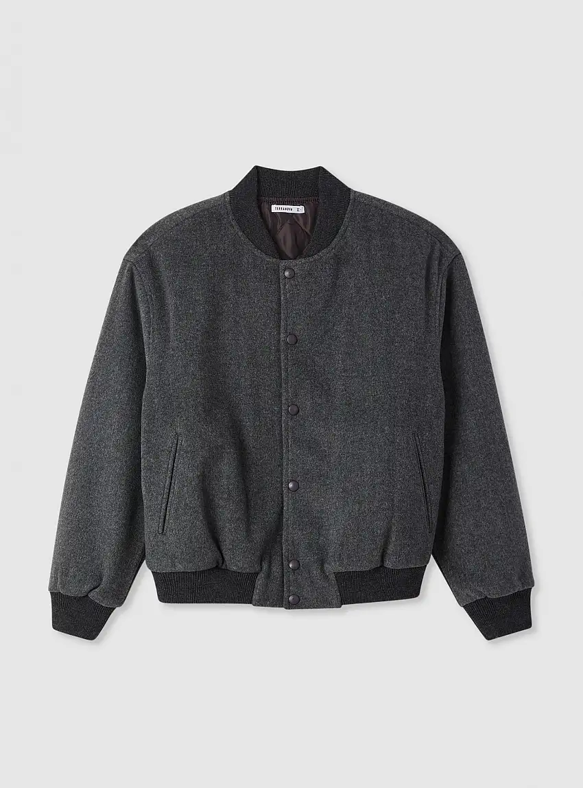 Capospalla Bomber Tinta Unita Canna di fucile