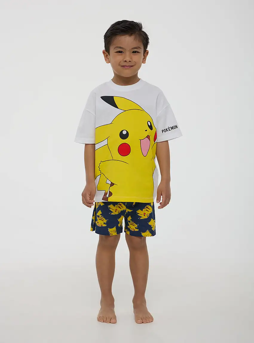 Pigiama con stampa Pokémon® Bianco ottico