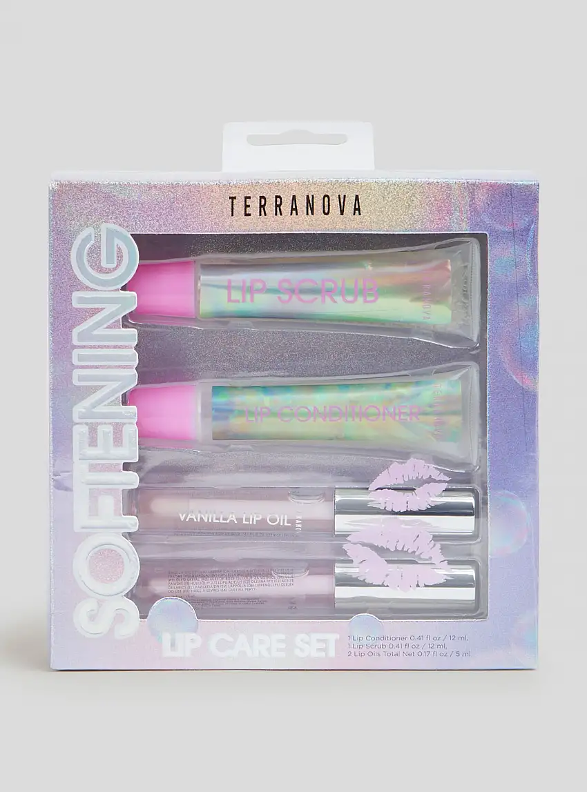 Set labbra con conditioner, scrub e 2 oli