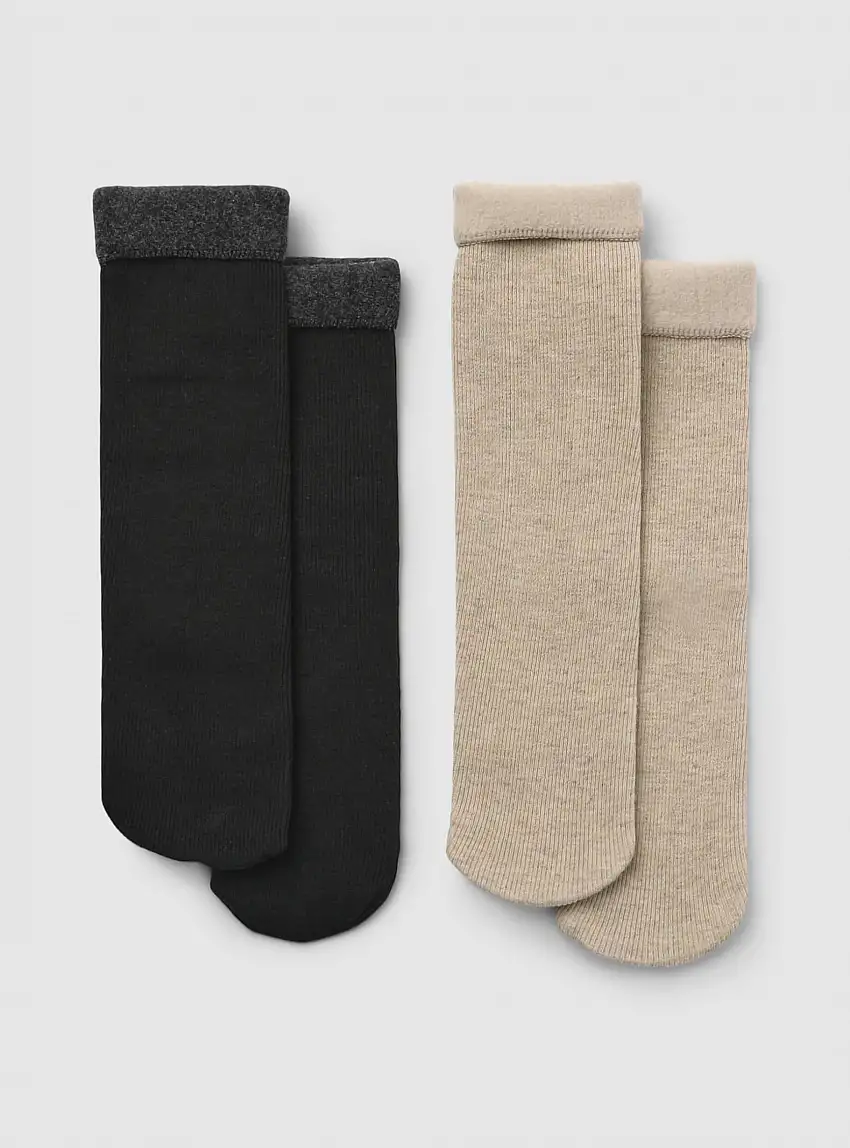 Pack 2 paia calze termiche Var nero