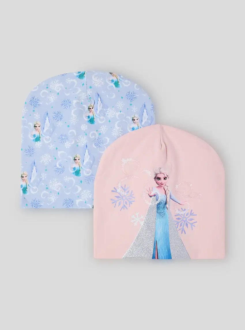 Pack 2 berretti Frozen® Rosa cipria