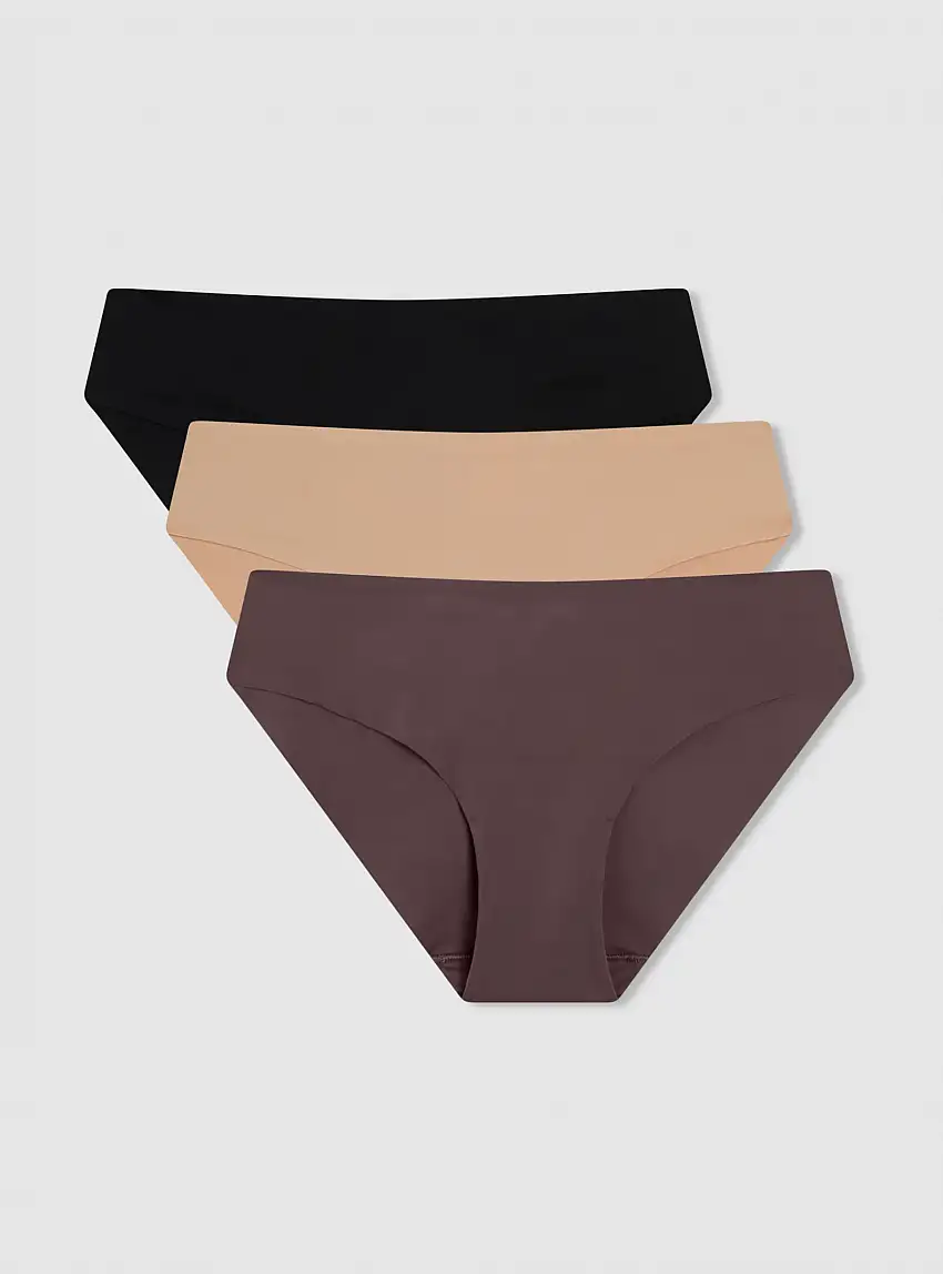 Pack 3 slip taglio vivo Var cioccolato