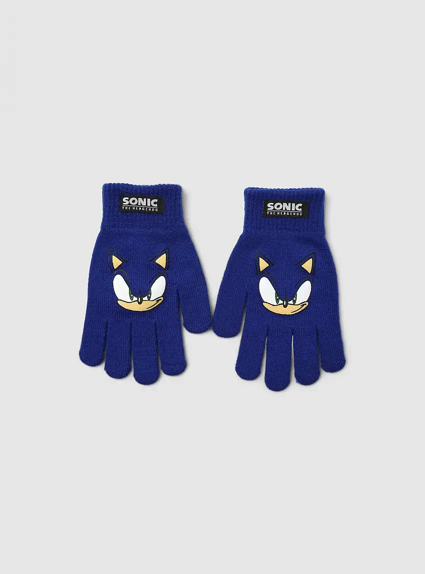 Guanti con stampa Sonic® Bluette