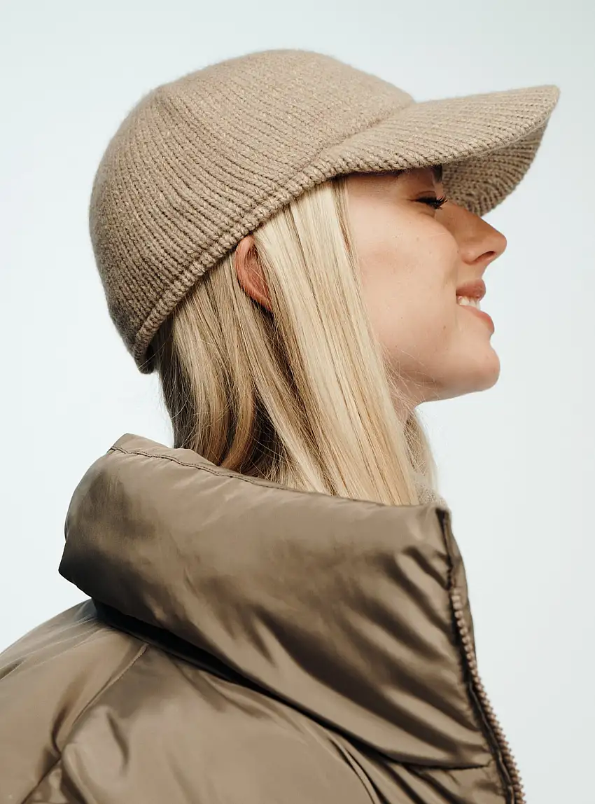 Cappellino baseball in maglia Tortora