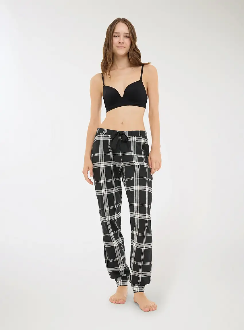 Reggiseno balconcino seamless Nero