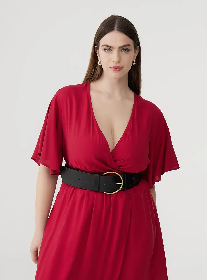 Cintura intrecciata Nero