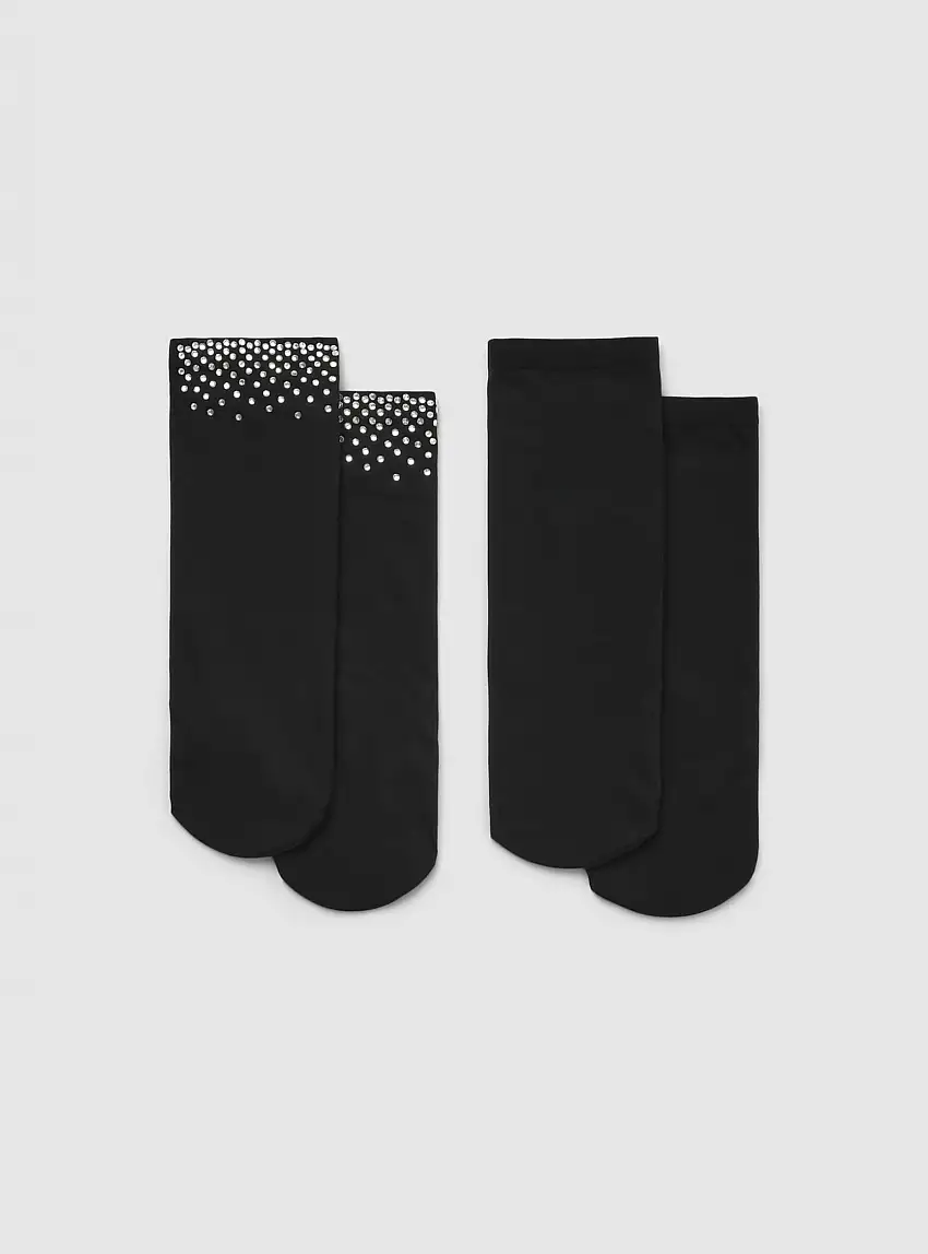 Pack 2 paia di calze 50 denari Nero