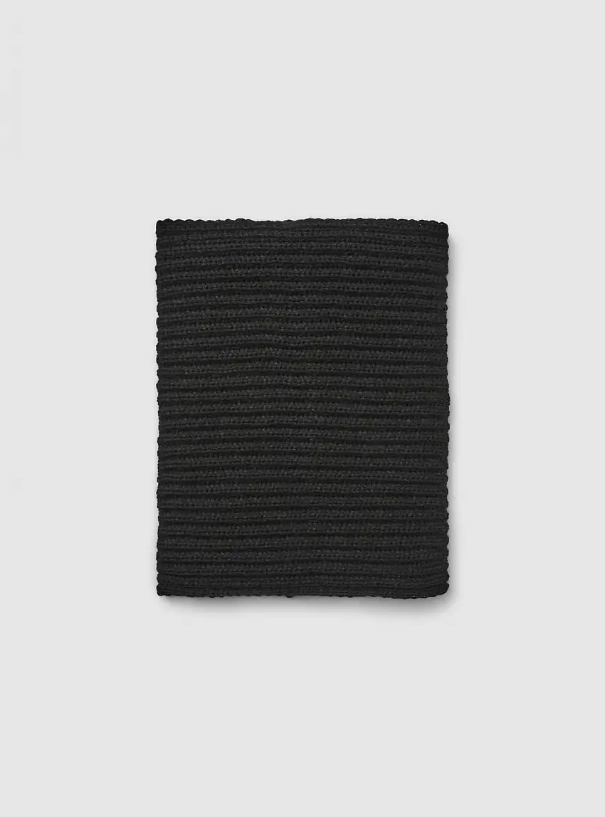 Scaldacollo tinta unita Nero