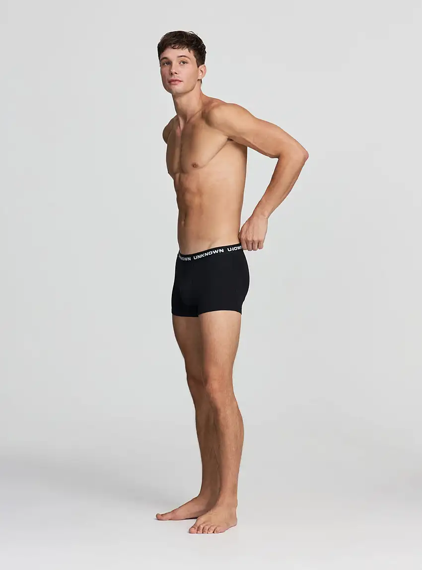 Boxer con scritte Nero