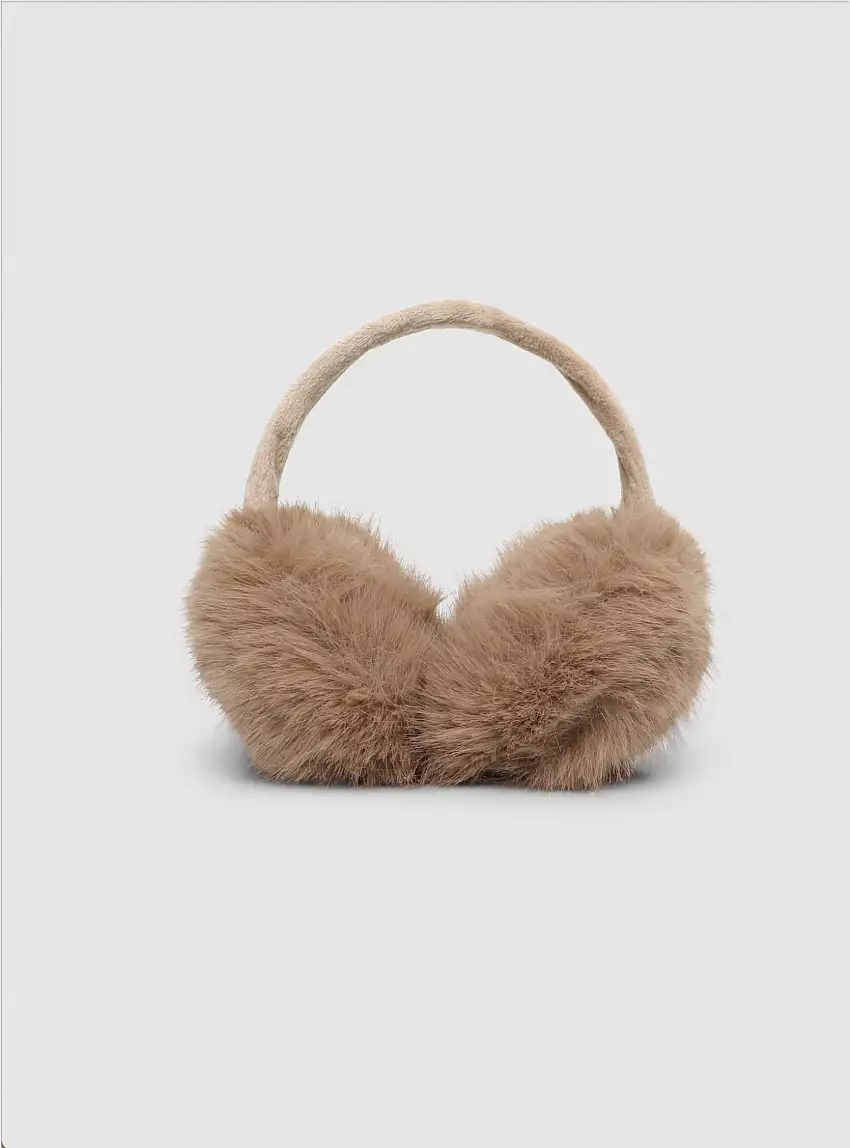 Paraorecchie similpelliccia Beige