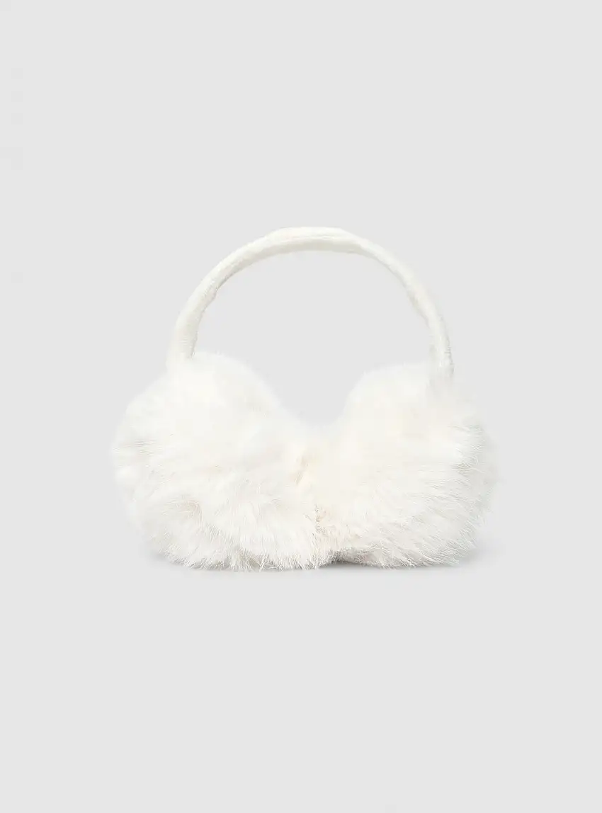 Paraorecchie similpelliccia Bianco lana