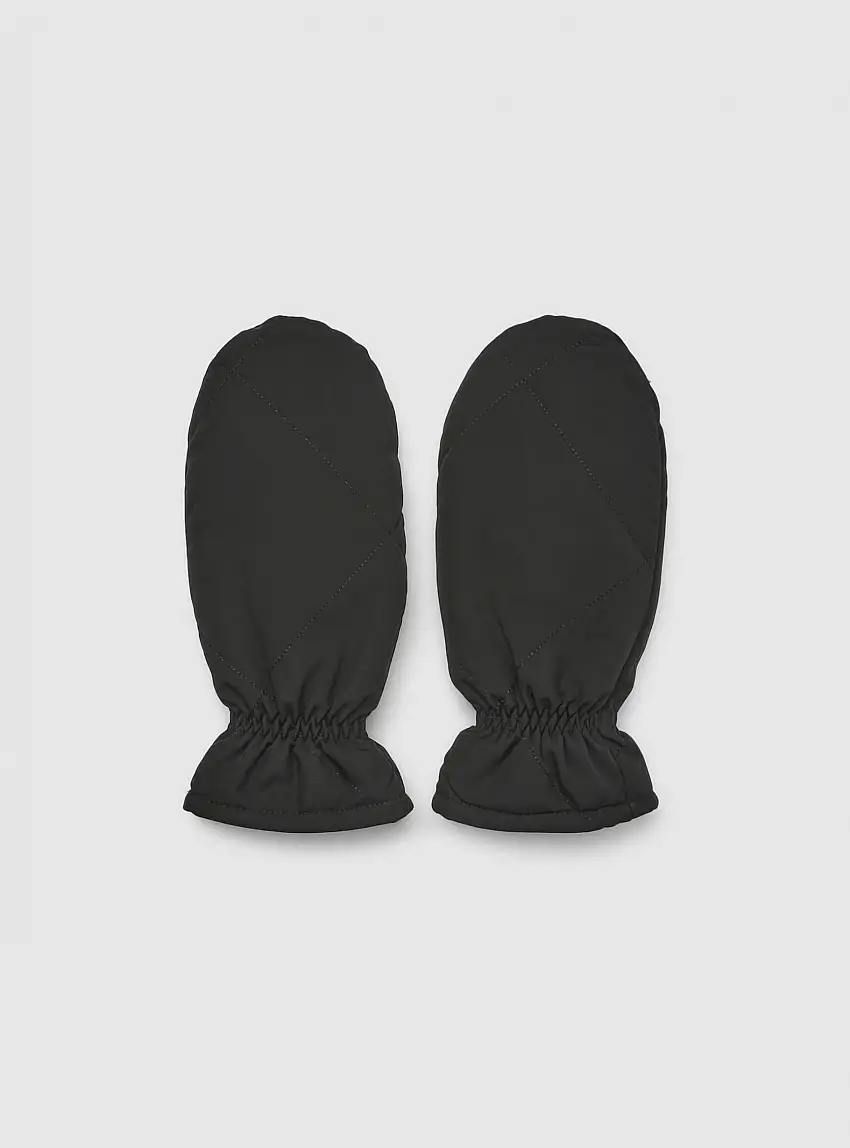 Guanti manopola senza dita Nero