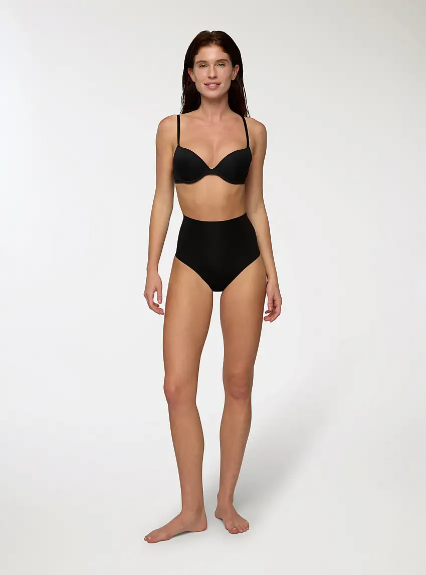 Slip modellante senza cuciture Nero