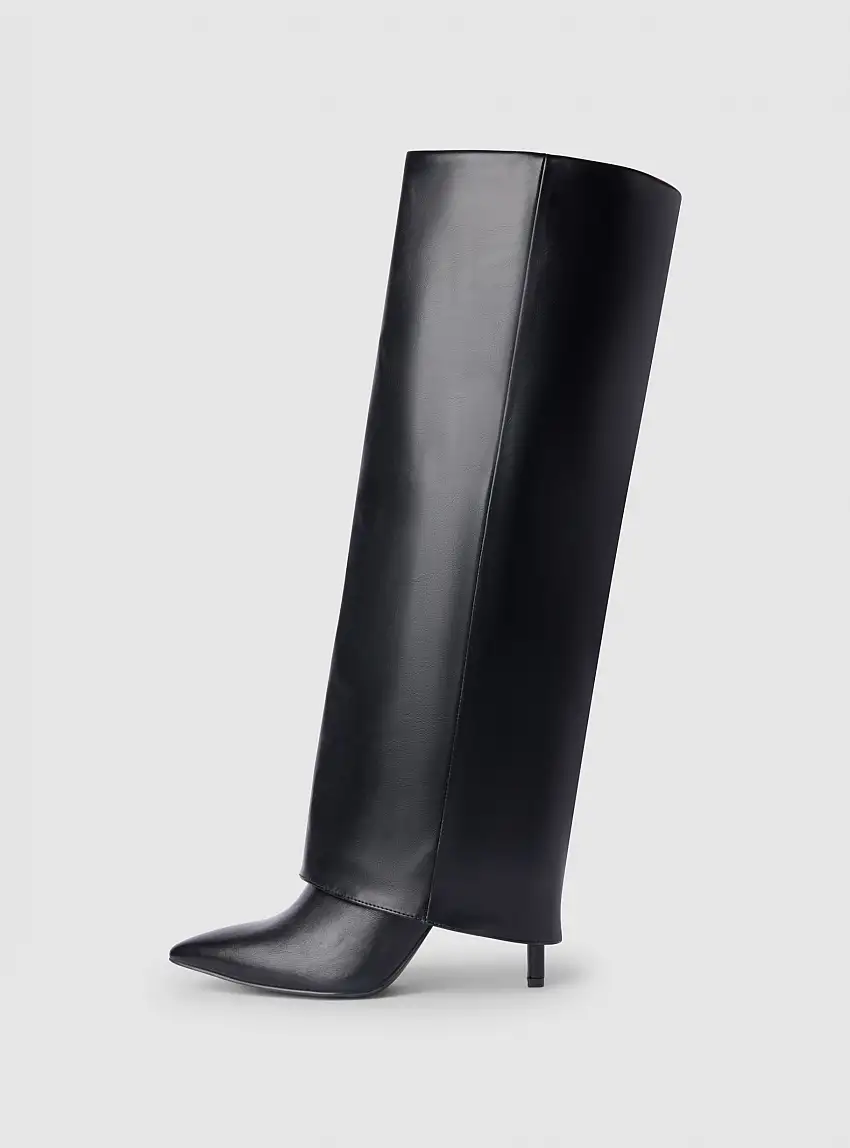 Stivali alti a tubo Nero