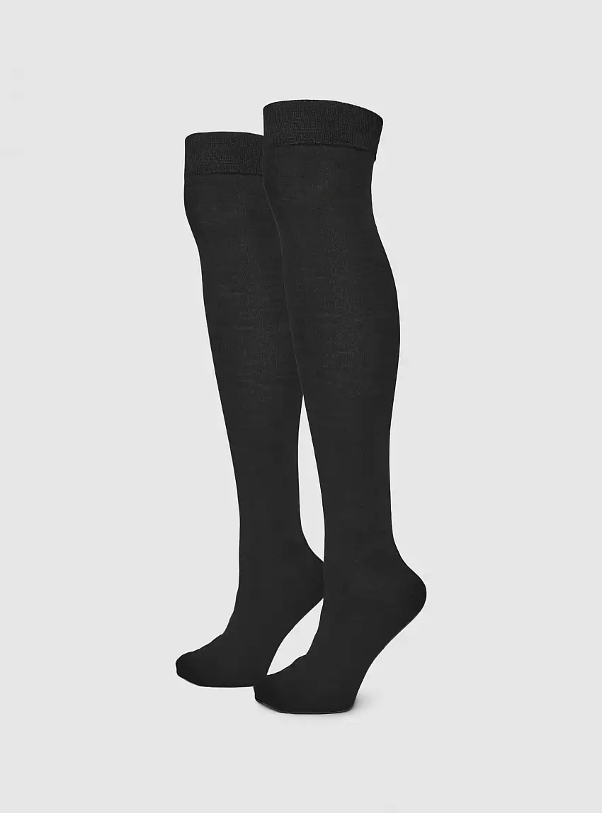 Pack 2 paia calze lunghe Nero