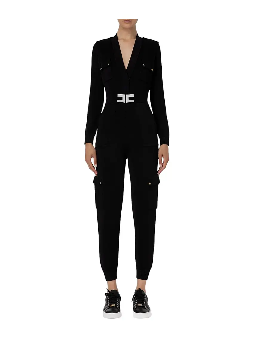 ELISABETTA FRANCHI Women's Tracksuit KT35S36E2 685 Black