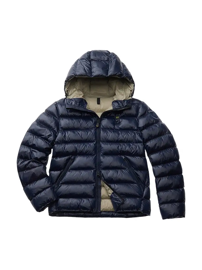 BLAUER Men's Down Jacket ADAMS 24WBLUC02055 005958 888EI Blue