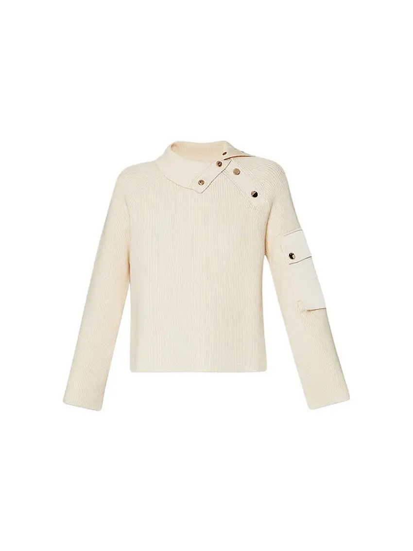 LIU JO WHITE Women's Sweater WF4475MS99E 20304 Beige