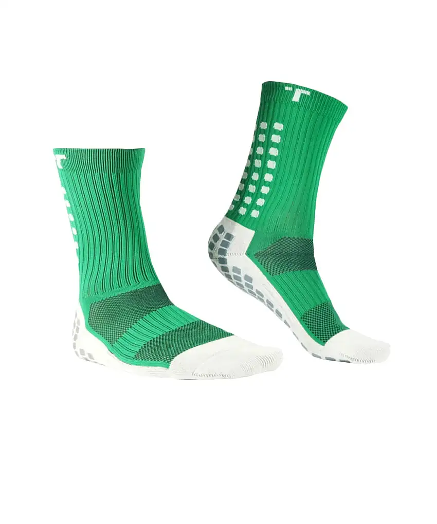 Trusox Mid-Calf Cushion Socks Green