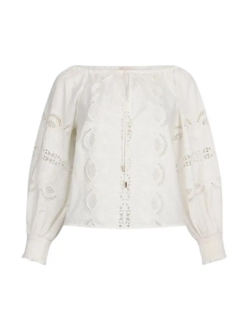 LIU JO WHITE Women's Blouse WA5257T4853 20304 White