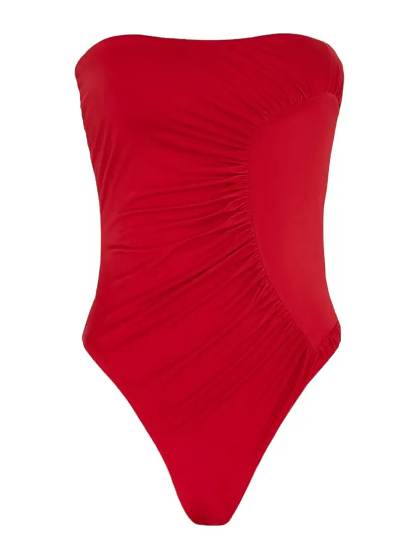 F**K Women's Swimsuit FK24-0022RD Red