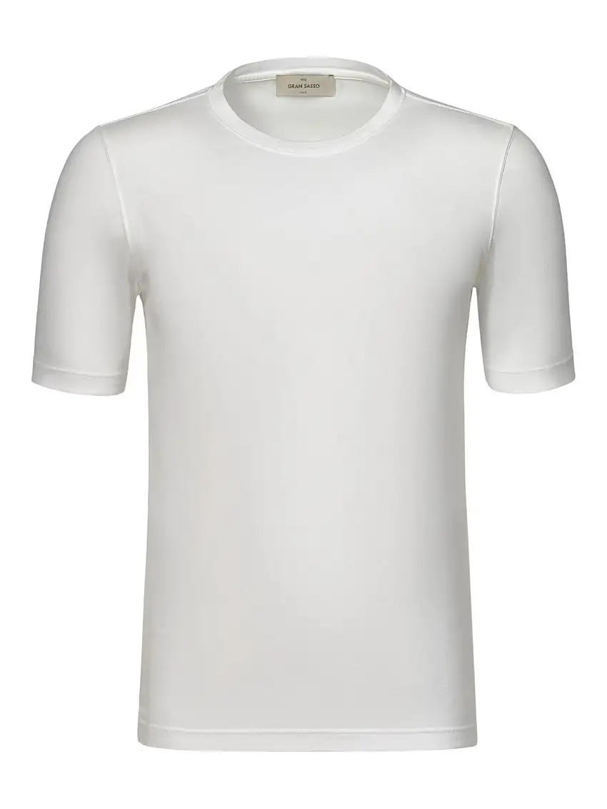 GRAN SASSO Men's T-shirt 60136/66500 001 White