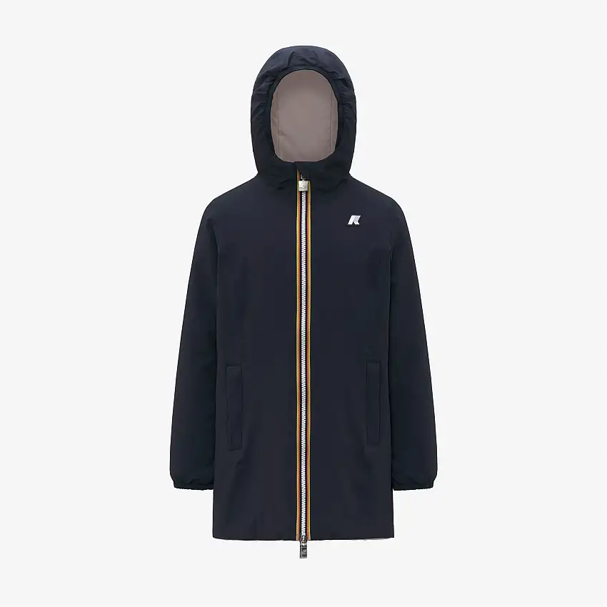 Giacche reversibili blu da bambina con imbottitura sintetica