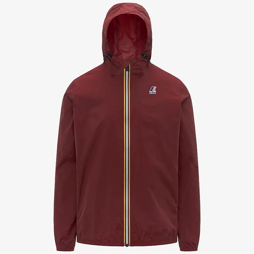 Giacca impermeabile unisex rossa K-Way Claude Mid