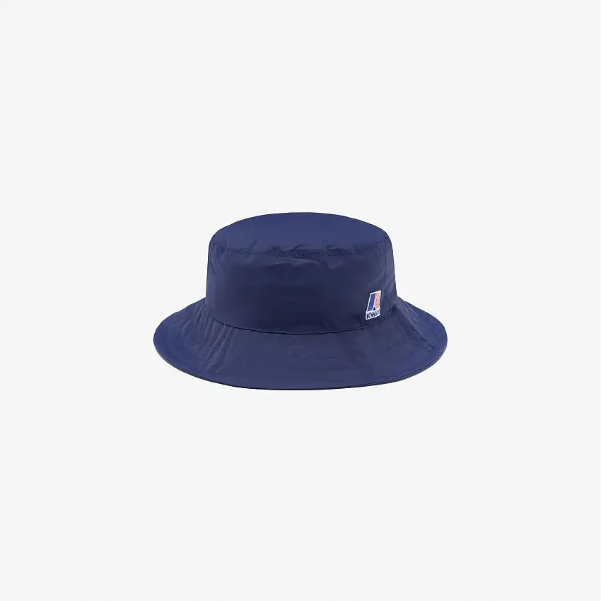 Cappello da pescatore unisex blu scuro ripiegabile e resistente all'acqua