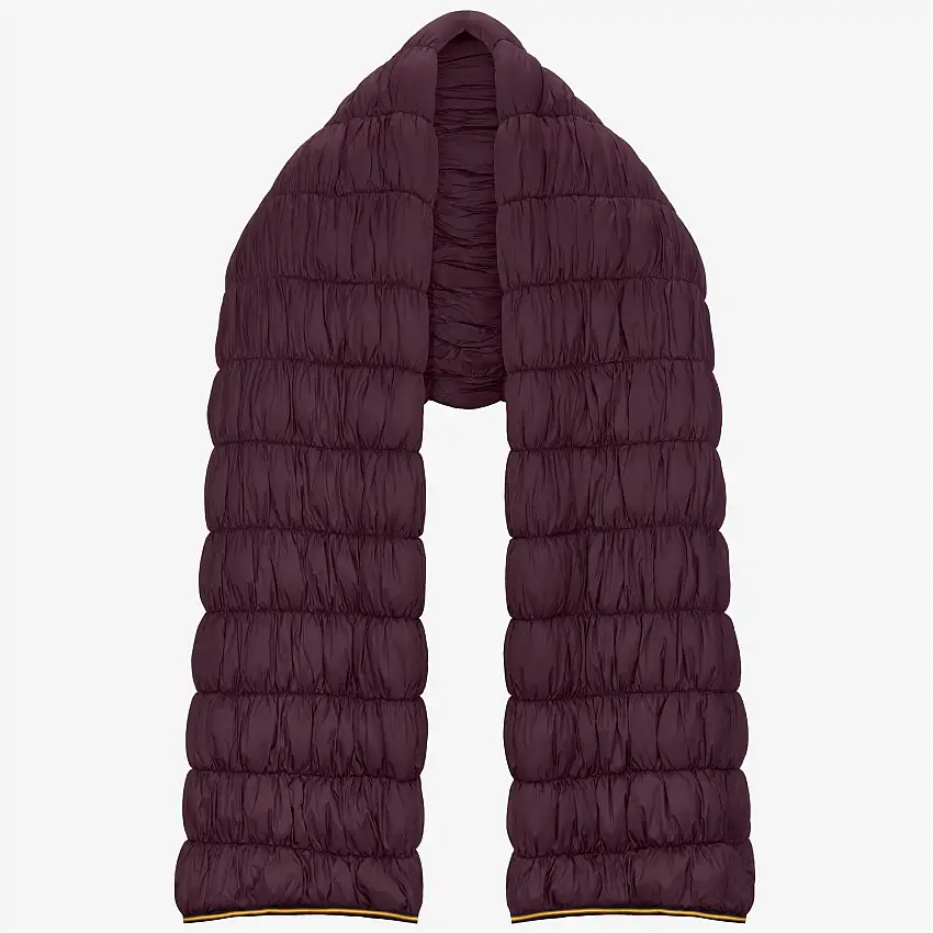 Sciarpa unisex rossa oversize isolante con design trapuntato